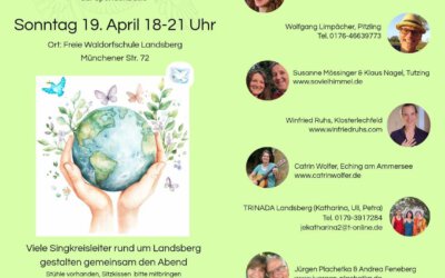 Mitsing-Konzert für den Frieden am 19.4.26