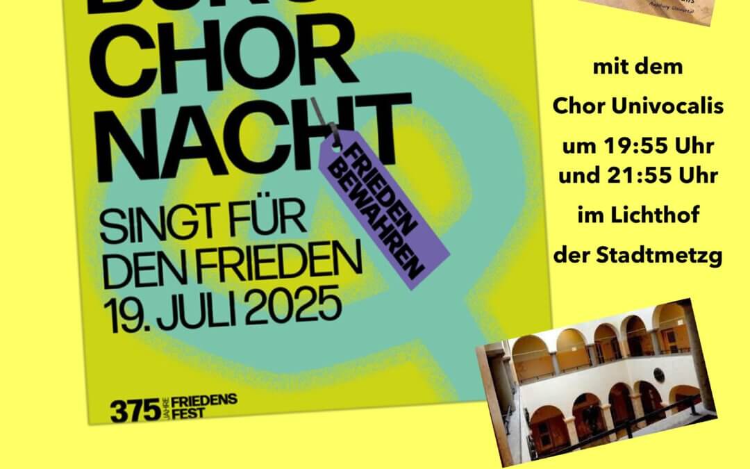 Augsburger Chornacht am 19.07.25