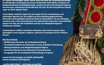 Digitaler Musikworkshop zum WGT-Land 2026 Nigeria am 09.10.25